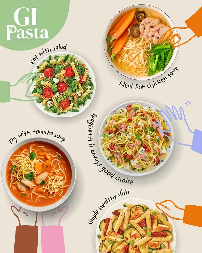 GI Pasta product lineup