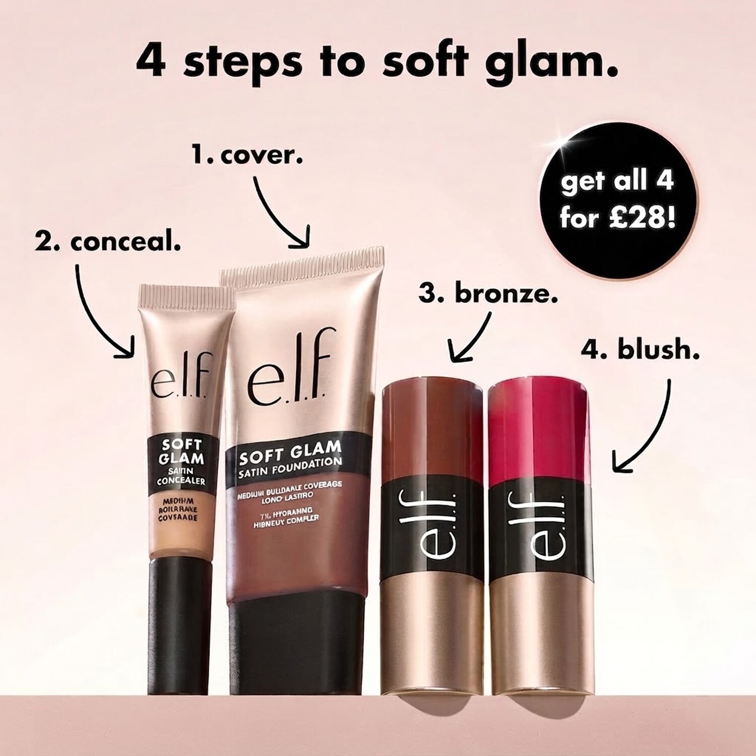 e.l.f. soft glam collection affordable
