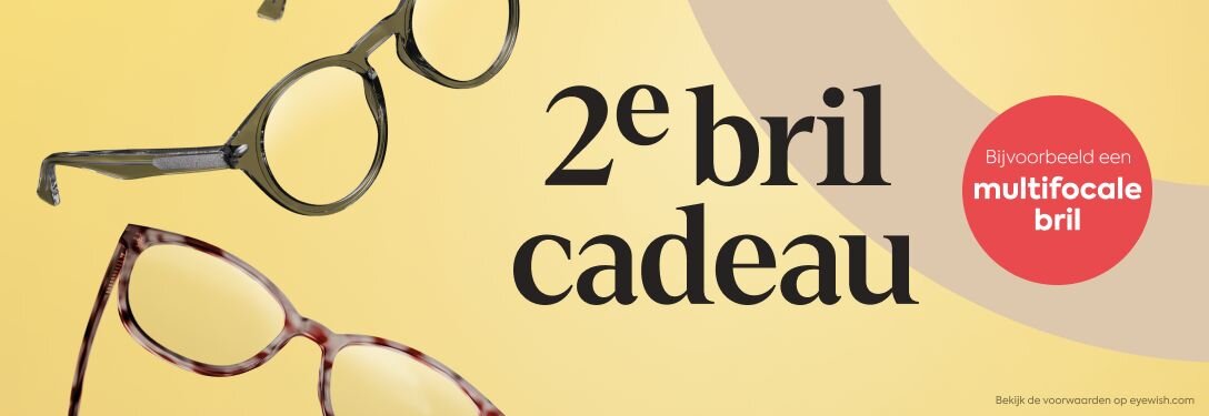2e bril cadeau multifocaal