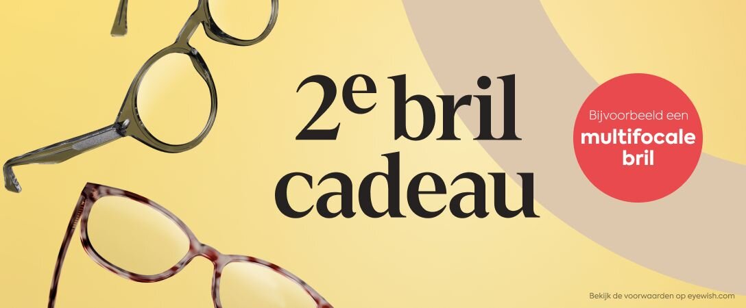 2e bril cadeau multifocaal