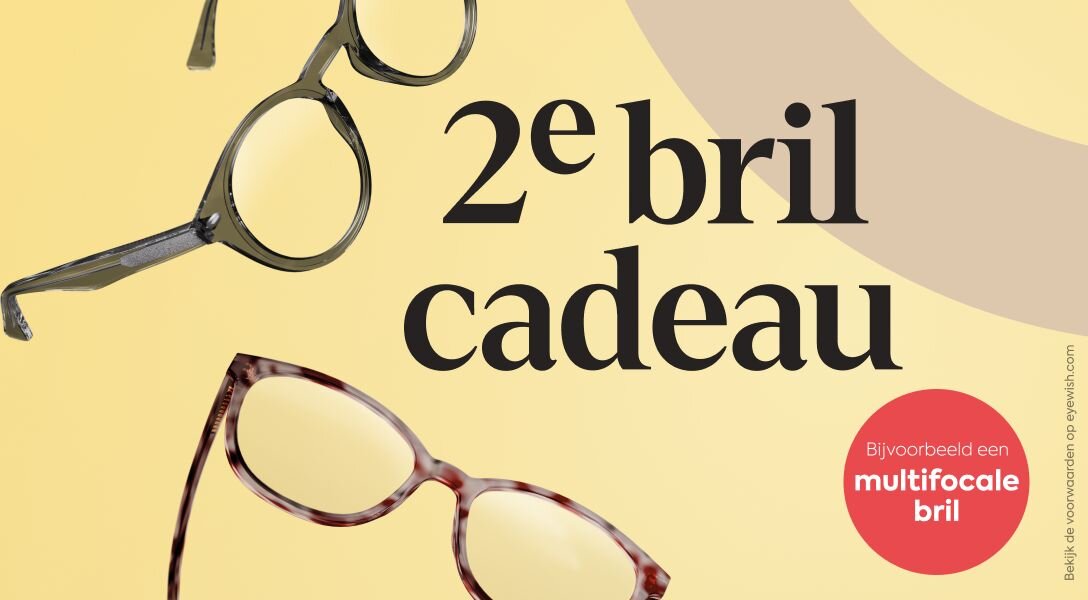2e bril cadeau multifocaal actie