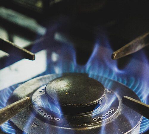 Gas cooking