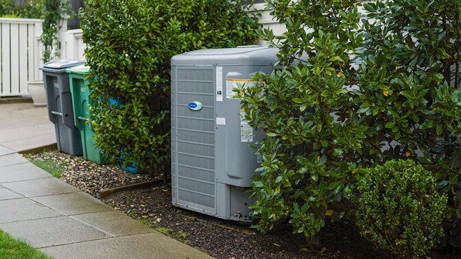 outdoor standard heat pump Carrier unit