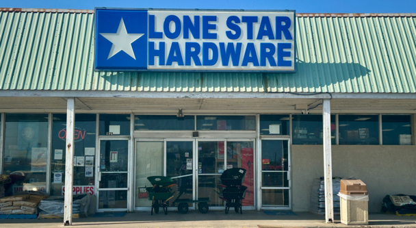 Lone Star Hardware Storefront