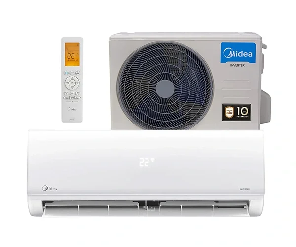 Loja com equipamentos de ar condicionado