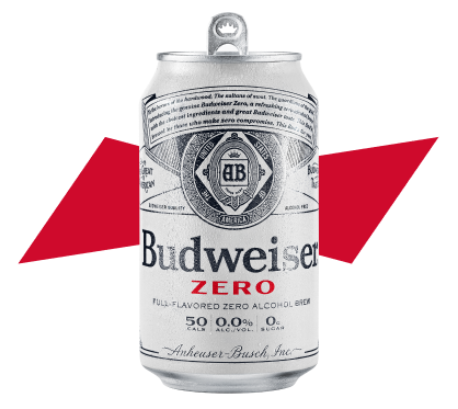 Budweiser zero can