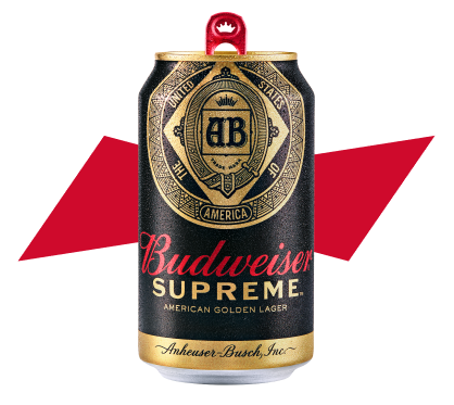 Budweiser supreme can