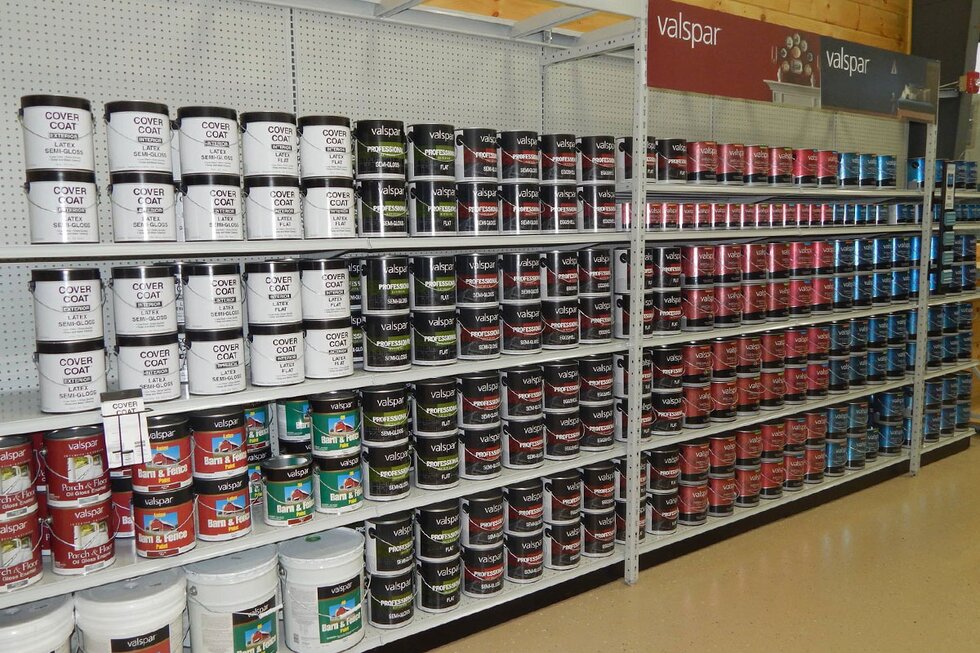 Hometown Solutions Paint Department.
