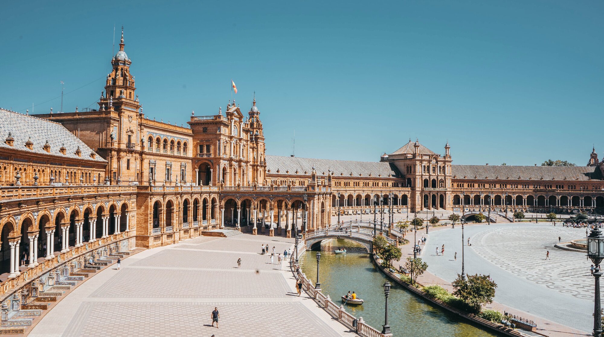 Plaza d'Espana in Seville, Spain