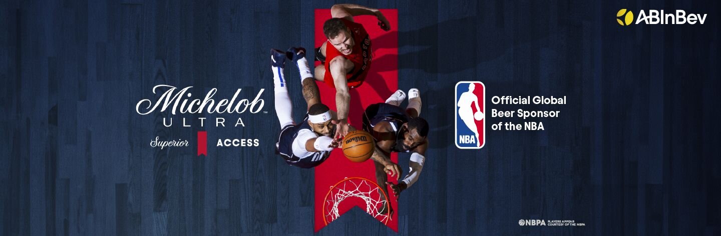 4 slam dunk stats on Michelob Ultra, the first-ever global beer sponsor of the NBA 
