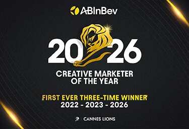 AB InBev wins Cannes Lions Creative Marketer of the Year for an unprecedented third time
