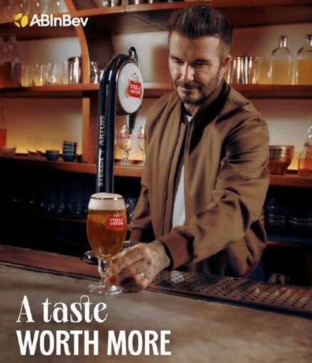 Stella Artois partnering with David Beckham on new “A Taste Worth More” campaign