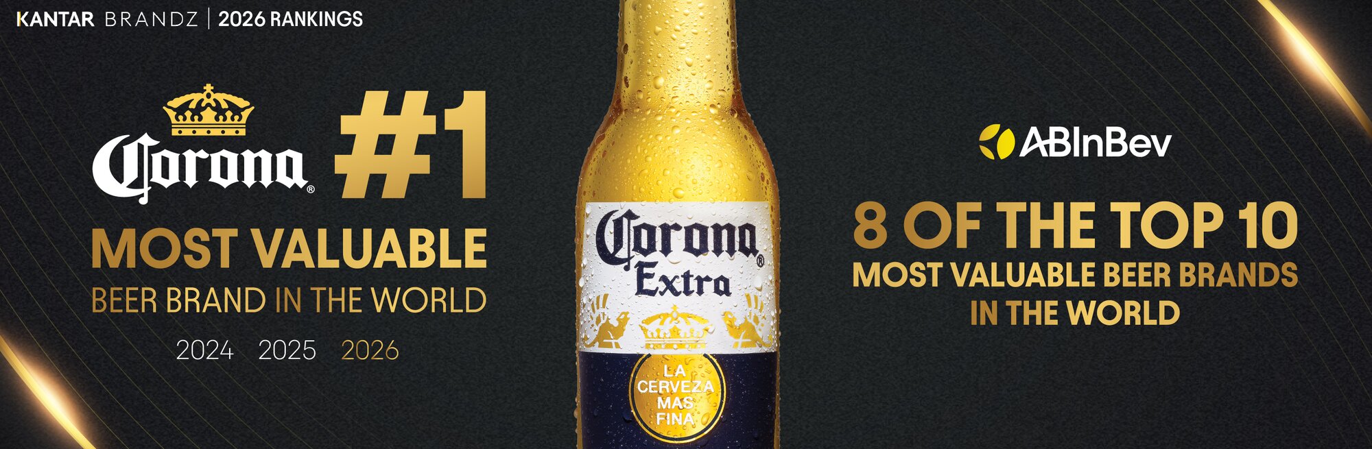 Corona Global Named Most Valuable Beer Brand in Kantar BrandZ Rankings for Third Consecutive Year