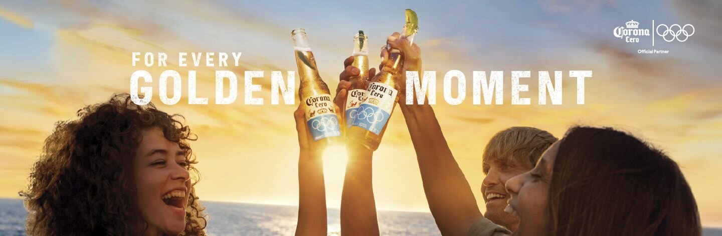 Corona Cero inspires Olympic fans to embrace Golden Moments