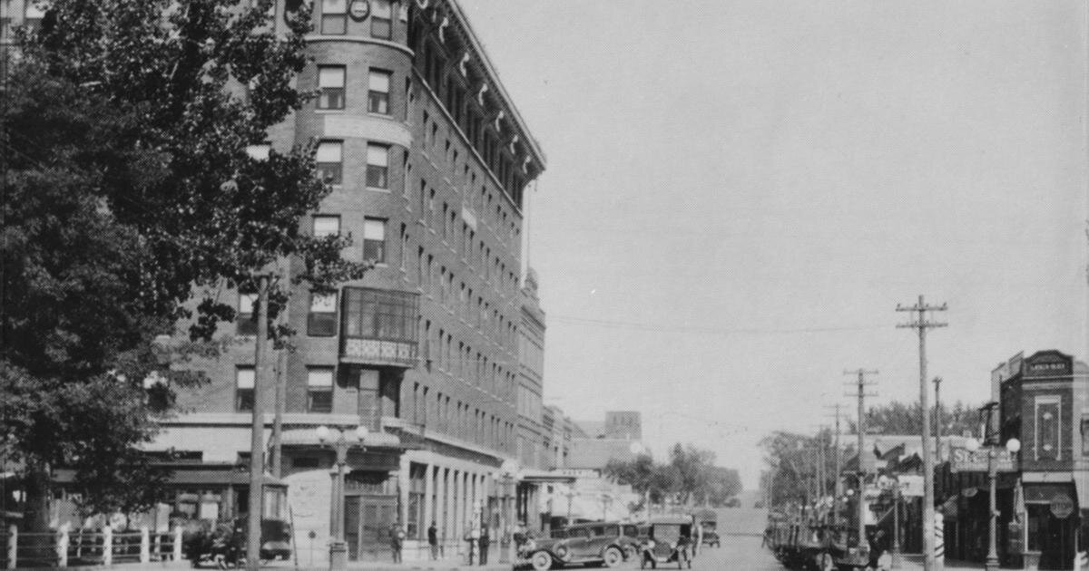 The Patterson Hotel, shown here, operated as a secret hub for alcohol during Prohibition.