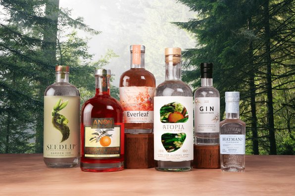 A selection of low & no alcohol
