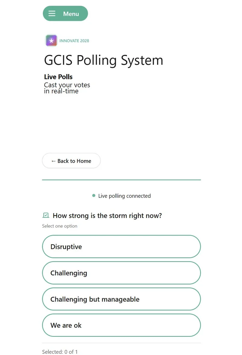 GCIS Polling System