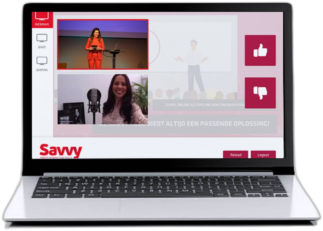 Online meetings illustration