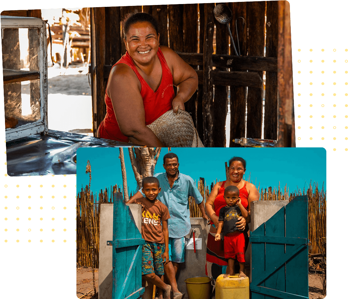 Honorine and her family