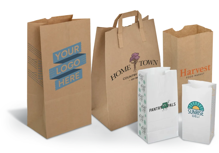 Paper bags: From large to small