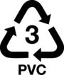3 PVC Recycling Symbol