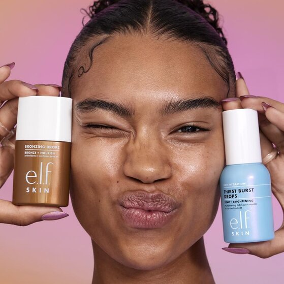 e.l.f Bronzing Drops and Thirst Burst Drops