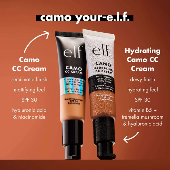 The difference between Camo Hydrating CC Cream and Camo CC Cream