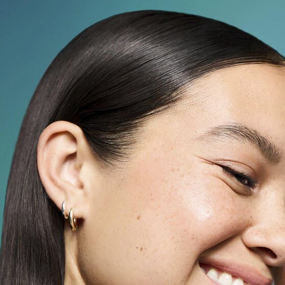 Model With Low Slick Back