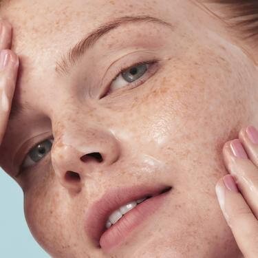 Woman with clean skin
