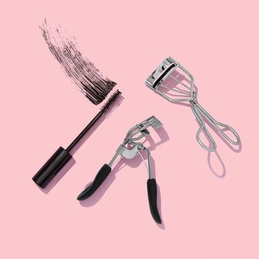Group Shot of Mascara and Eyelash Curlers