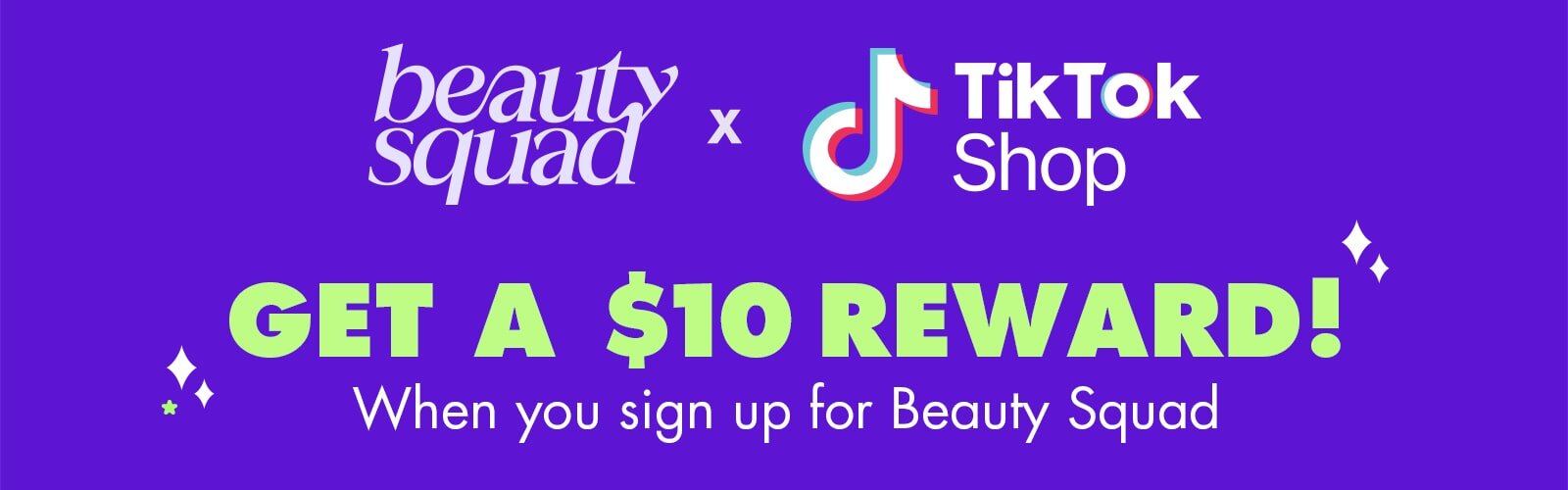 Join beauty squad in Tiktok and get reward