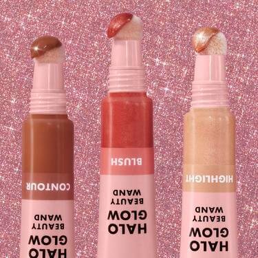 Halo Glow Beauty Wands: Blush, HIghlighter, Contour
