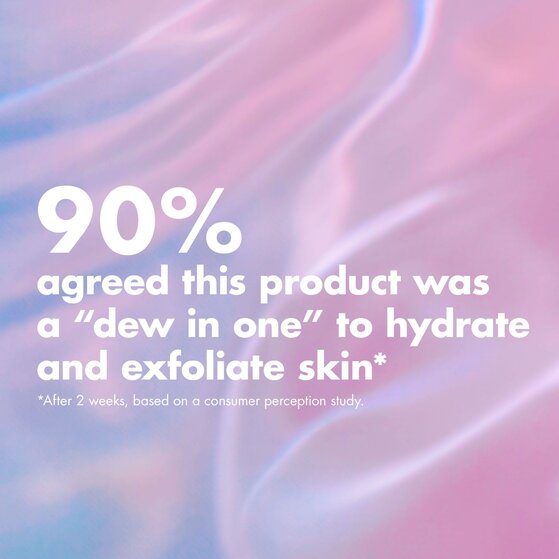Consumer perception study about hydrating exfoliating toner