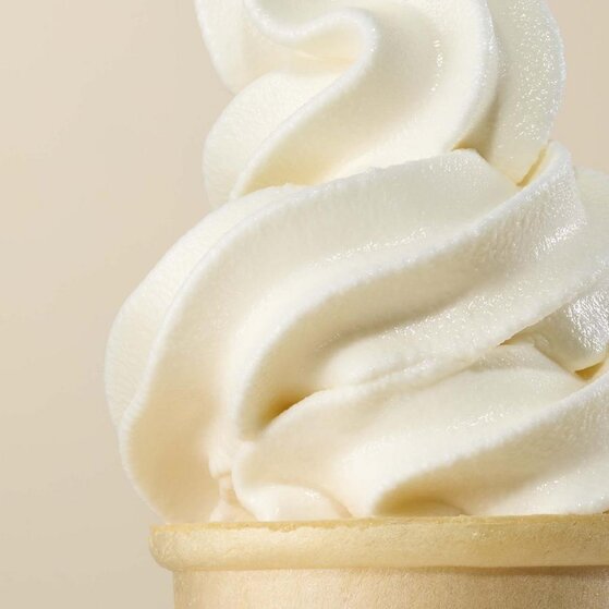 Vanilla Flavored Soft Serve Ice Cream