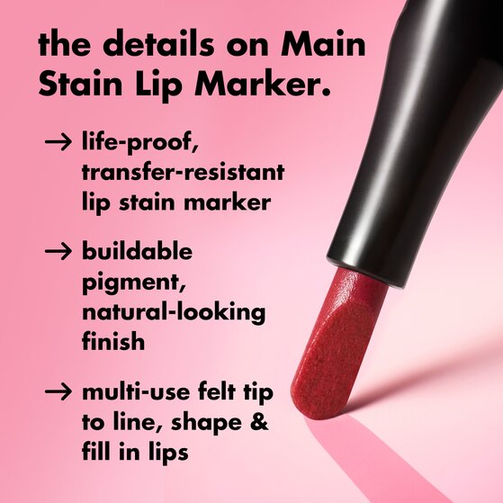 The details of Main Stain Lip Marker