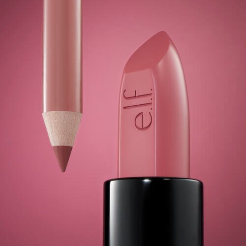e.l.f. cosmetics pink lip liner and pink lipstick