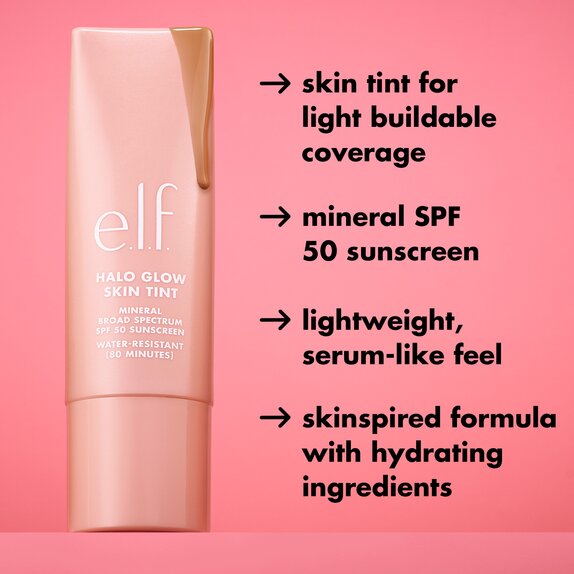 Halo glow skin tint spf 50 details