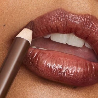 Apply lip liner with lip gloss, lip oil and lip balm