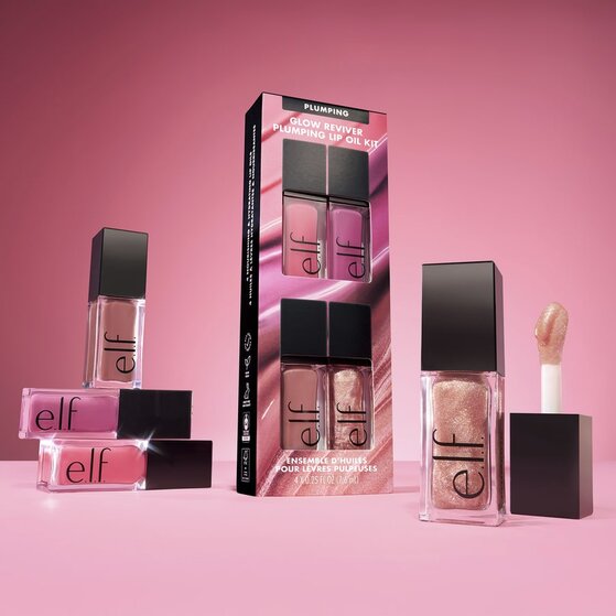 Plumping Lip Oil Kit With Different Shades