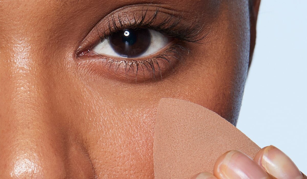 Different Concealer Shades And Model Applying Concealer