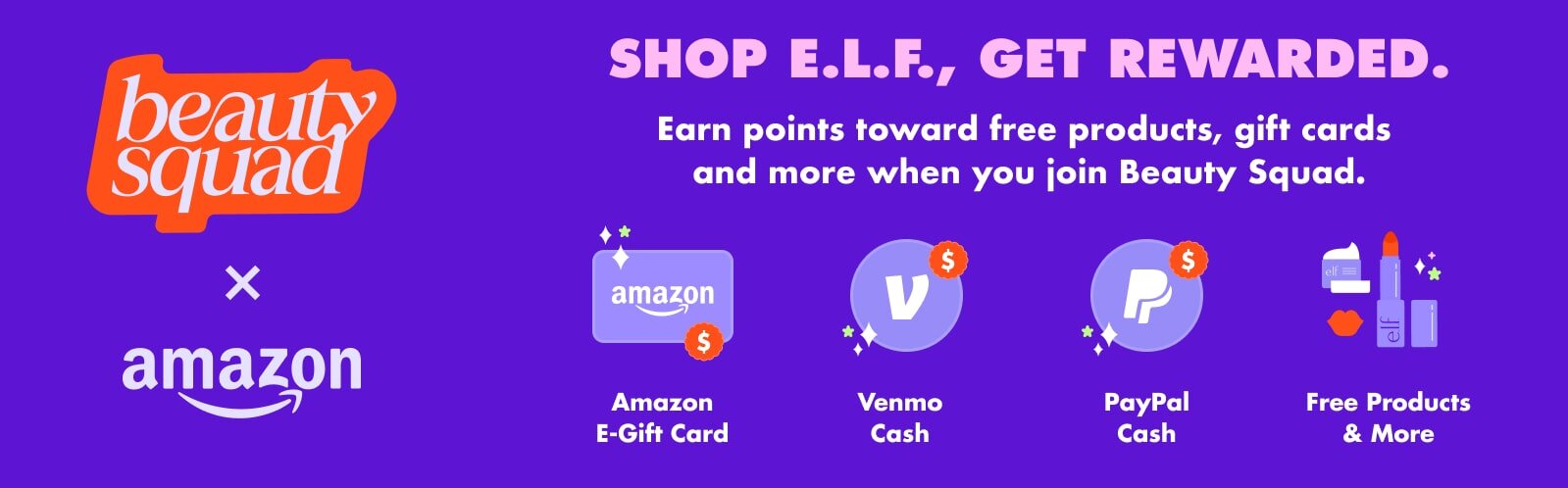 Shop e.l.f. and Get Rewarded