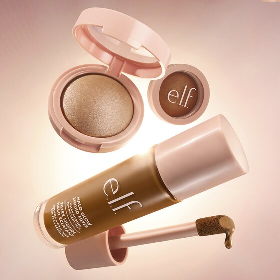 Halo Glow Liquid Filter and Silky Highlighting Powder