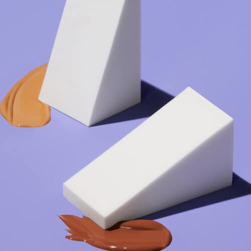 Wedge makeup sponges