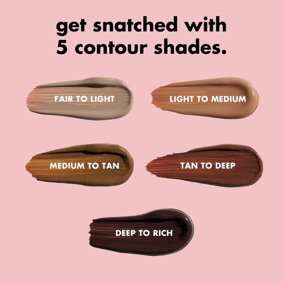 Shade chart for Halo Glow Contour Wand 