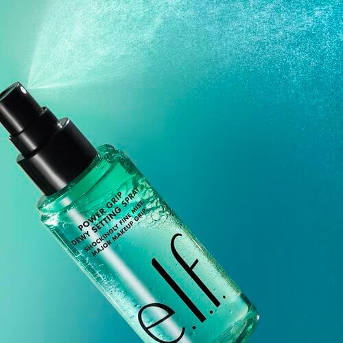 e.l.f. cosmetics power grip dewy setting spray