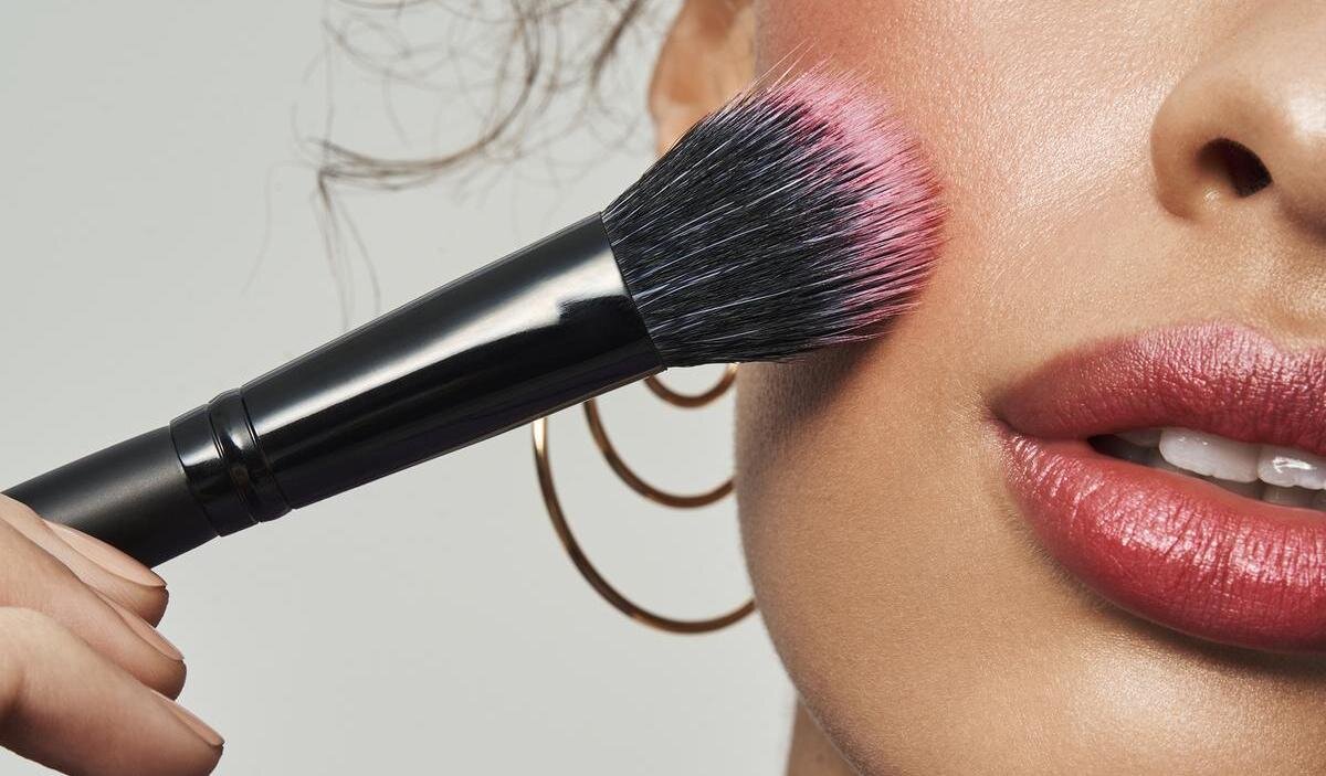 Different Concealer Shades And Model Applying Concealer