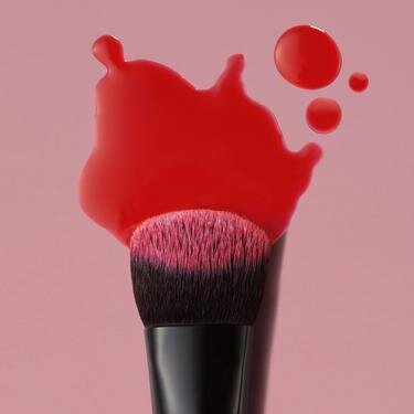 Blush on Makeup Brush