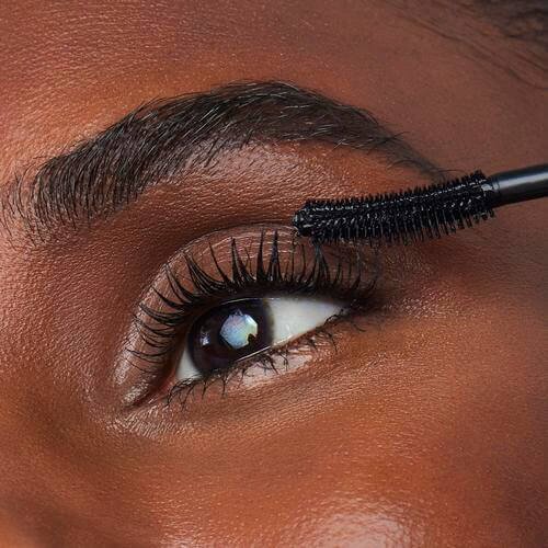 Applying Clear Lash Mascara
