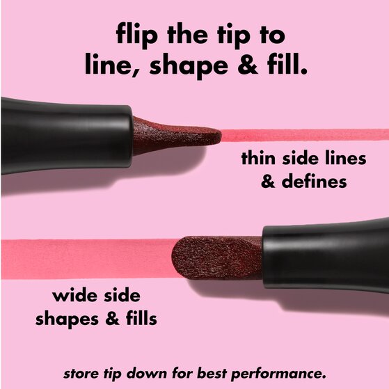 Benefits of a dual-tip lip liner and stain