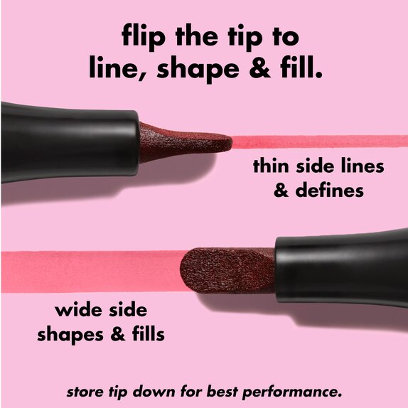 Benefits of a dual-tip lip liner and stain